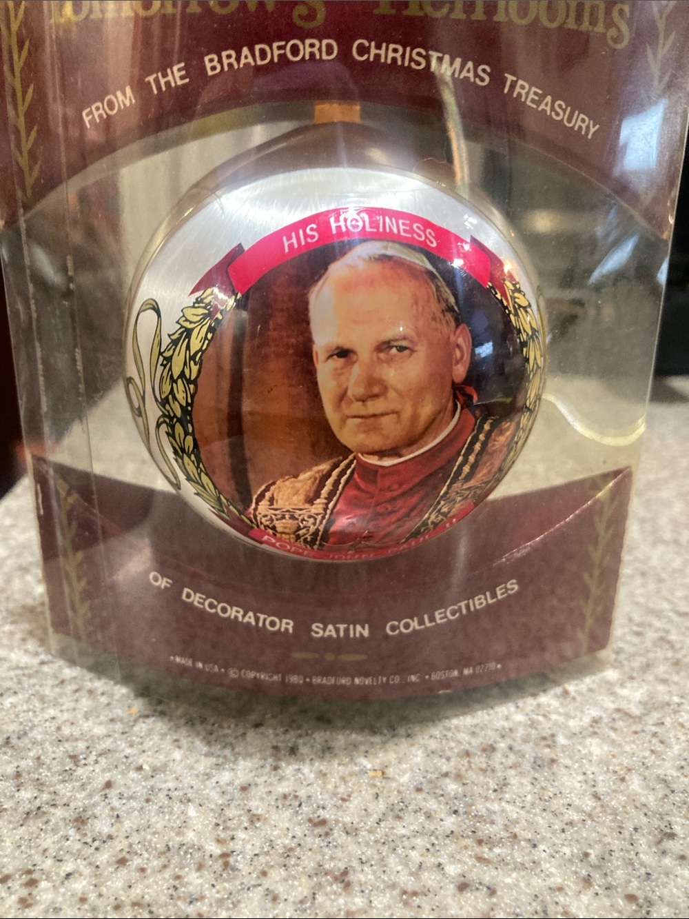 Pope John Paul Ornament